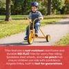 MYRIDER Toddler Trike, Kids Tricycle for Preschool, Daycare, Playground Kids Tricycles, Rubber Tires, Yellow/Black, 14.5" Maxi view 2