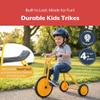 MYRIDER Toddler Trike, Kids Tricycle for Preschool, Daycare, Playground Kids Tricycles, Rubber Tires, Yellow/Black, 14.5" Maxi view 4
