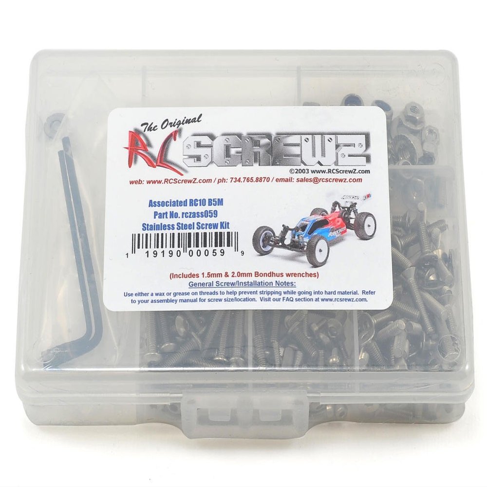 Associated RC10 B5M Stainless Steel Screw Kit