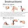 Walfront Appearing Metal Silver Magic Tricks Magic Wand Stretchable Extendable Trick Prop Metal High Elasticity Steel Silver Appearing Magic Accessories view 4