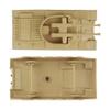 BMC Classic Payton Anti-Aircraft Tanks - 4pc Tan Green Plastic Army Men Vehicles view 3