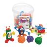 Colorations - BUILDME Creative Creatures Dough Builders (Includes 260 pieces) - Dough & Molding Clay Accessories for Kids - Screen-Free Play Time - Builds Animals & Characters view 1
