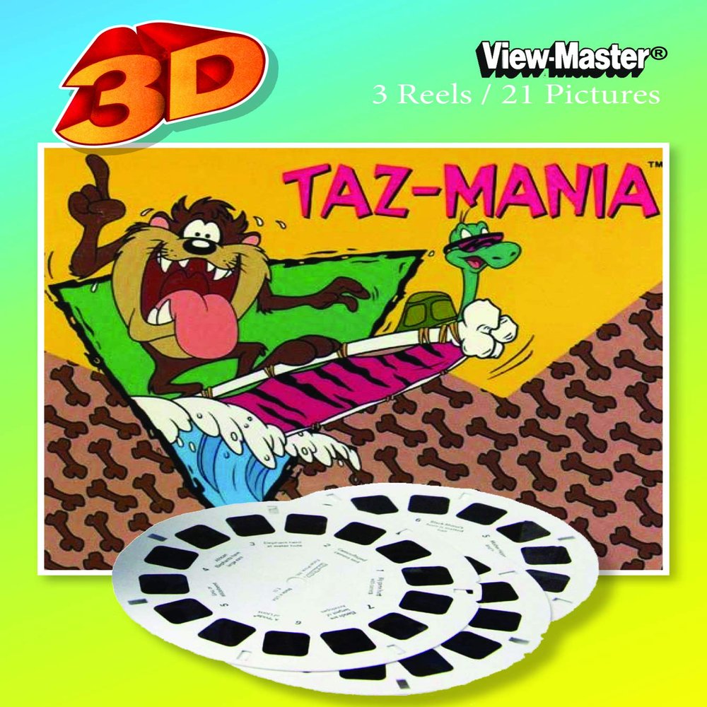 TAZ-Mania Devil - Classic ViewMaster - 3 Reels