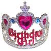 Sparkling Gems Silver Birthday Girl Tiara - Fits Most Children, 1 Piece - Perfect for Birthday Parties and Dress-Up Fun view 3