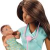 Barbie Careers Baby Doctor Doll Playset, Brunette view 2