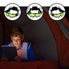 Yolyoo Night Vision Goggles,Spy Googles Spy Gear Adjustable Kids LED Night Goggles Flip-Out Lights Green Lens for Racing Bicycling, Skying to Protect Eyes Children's Day Gift view 4