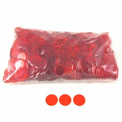 Koplow Games Orange Plastic Sorting Chips 19MM 1000ea
