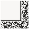 Black Damask Party Napkins, 16ct view 1