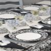 Black Damask Dinner Plates, 8ct view 2