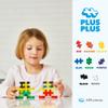 PLUS PLUS BIG - Open Play Set - 600 Piece in Storage Tub- Basic Color Mix, Construction Building Stem Toy, Interlocking Large Puzzle Blocks for Toddlers and Preschool view 3