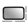 Baby Backseat Mirror - Safely View Infant in Rear Facing Seat - Full 180-degree view of your Newborn from your rear-view mirror view 3
