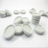10x25 mm White Pan/Tray Dollhouse Miniatures Ceramic Kitchen Supply 10074 view 2