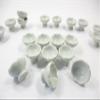 10x25 mm White Ice Cream/Fruit Bowl Dollhouse Miniature Ceramic Deco 10077 view 1