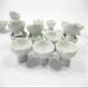 10x25 mm White Ice Cream/Fruit Bowl Dollhouse Miniature Ceramic Deco 10077 view 2
