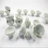 10x25 mm White Ice Cream/Fruit Bowl Dollhouse Miniature Ceramic Deco 10077 view 3
