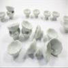 10x25 mm White Ice Cream/Fruit Bowl Dollhouse Miniature Ceramic Deco 10077 view 4