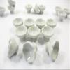 10x20 mm White Ice Cream/Fruit Bowl Dollhouse Miniature Ceramic Deco 10078 view 1
