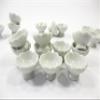 10x20 mm White Ice Cream/Fruit Bowl Dollhouse Miniature Ceramic Deco 10078 view 3