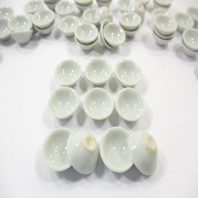 10x15 mm Kitchen ware White Bowl Dollhouse Miniatures Ceramic Supply 10597