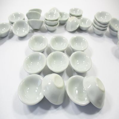 10x25 mm Kitchen Ware White Bowls Dollhouse Miniatures Ceramic Supply 10599