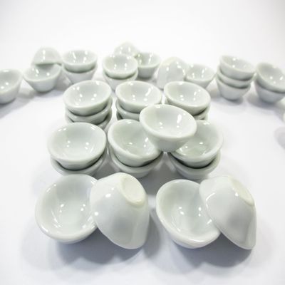 20x25 mm Kitchen ware White Bowl Dollhouse Miniatures Ceramic Supply 10600