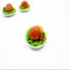 Dollhouse Miniatures Thanksgiving Food 3.5cm Roast Chicken Tenderloin 10653 view 4