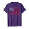 American Flag Railroad Train Conductor T-Shirt T-Shirt view 1