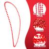 Windy City Novelties 12-Pack - 33" 7mm Mardi Gras Bead Necklaces in Vibrant Colors for Mardi Gras and St. Patricks Day Celebrations view 3