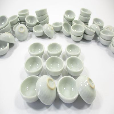 10x20 mm New Kitchen Ware White Bowls Dollhouse Miniatures Ceramic 10673
