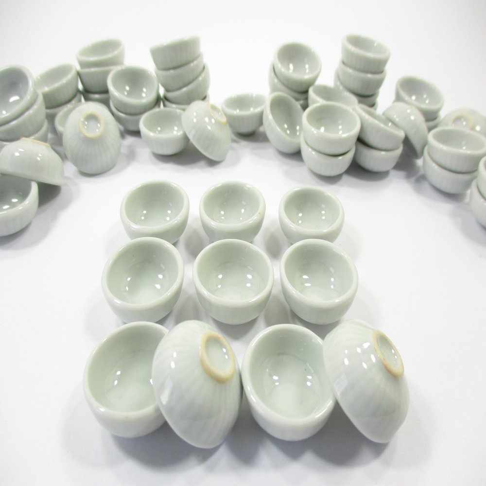 10x20 mm New Kitchen Ware White Bowls Dollhouse Miniatures Ceramic 10673