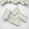 6 White Ceramic Large Square Plate Dish 30x50mm Dollhouse Miniature Supply 1:6 10679 view 3
