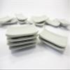 6 White Ceramic Large Square Plate Dish 30x50mm Dollhouse Miniature Supply 1:6 10679 view 4