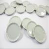 6x40mm White Large Plate Dish Dollhouse Miniature Ceramic Kitchenware Deco 1:6 10680 view 1