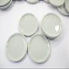 6x37mm White Round Plate Dish Dollhouse Miniature Ceramic Kitchenware Deco 1:6 10681 view 3