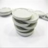 6x37mm White Round Plate Dish Dollhouse Miniature Ceramic Kitchenware Deco 1:6 10681 view 4