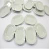 37x50mm of 6 Rectangle Plate Dish Dollhouse Miniature Ceramic Kitchenware 1:6 10683 view 1