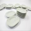 37x50mm of 6 Rectangle Plate Dish Dollhouse Miniature Ceramic Kitchenware 1:6 10683 view 3