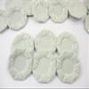 6 White Octagonal Plate Dish Art Dollhouse Miniatures Kitchenware Ceramic 1:6 10684 view 1