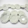 6 White Octagonal Plate Dish Art Dollhouse Miniatures Kitchenware Ceramic 1:6 10684 view 2
