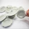 6 White 35mm Oval Large Plate Tray Dish Dollhouse Miniature 1:6 10685 view 4