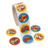Fun Express Superhero Roll Stickers (100 Stickers) Stationery, Party Favors, Decorations, Arts & Crafts Supplies view 1