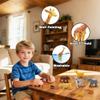 24Pcs Safari & Zoo Animals Figures, Realistic Plastic Animal Toys Set for Kids 1 2 3, Educational Jungle Animals Figures Playset, Party Supplies Birthday Gifts for Toddlers Boys Girls view 2