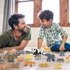 24Pcs Safari & Zoo Animals Figures, Realistic Plastic Animal Toys Set for Kids 1 2 3, Educational Jungle Animals Figures Playset, Party Supplies Birthday Gifts for Toddlers Boys Girls view 3