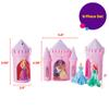 Disney Princess Castle Cake Topper | 6 Piece Birthday Party Decoration Set view 4