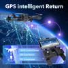 Contixo F22 4k FHD Camera Drone For Adults, 20 Mins Flight Foldable Starter Drones With 120 Fov Lens, 2.4g Rc Quadcopter, Gesture Control, Wifi, GPS Auto Hover Return Home, Follow Me, Carrying Case view 4
