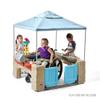 Step2 All Around Playtime Patio with Canopy Playset  Shaded Outdoor Playhouse for Kids with Realistic, Interactive Features, Room for Multiple Toddlers to Play  Dimensions: 60" H x 47.5" W x 47.5" D view 2