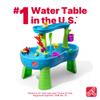 Step2 Rain Showers Splash Pond Water Table, Kids Water and Sand Activity Sensory Playset, Summer Outdoor Toys, 13 Piece Water Toy Accessories, For Toddlers 1.5+ Years Old, Blue & Green view 3