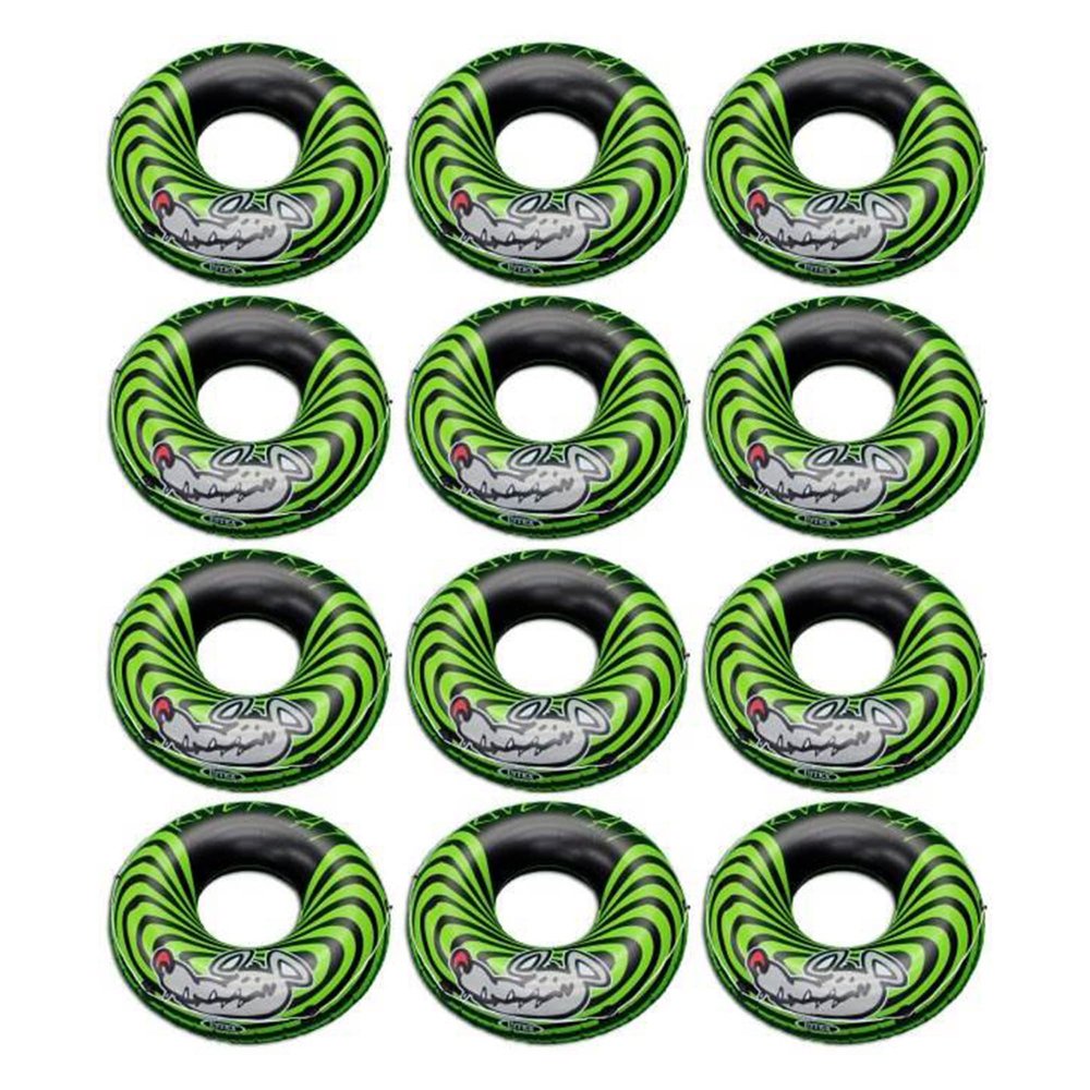 12-Pack Intex River Rat 48" Inflatable Tubes for Lake/Pool/River | 12 x 68209E
