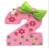 20" Tall Strawberry Theme Number Two Pinatal Strawberry Party Decorations Second Birthday Party Supplies view 1