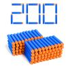 Little Valentine 200 Nerf Compatible Dart Bullets, Blue & Orange, Cylindrical, Round, Close Quarters Battles (CQB), Airsoft, Plastic, EVA Foam, 5.31 Inches x 2 Inches view 1